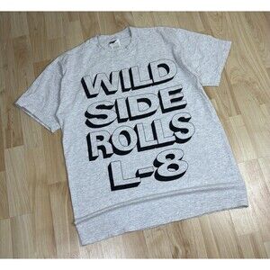 Vintage 90s Y2K West Palm Beach Show Girls Graphic T-Shirt / Size Medium / Grey